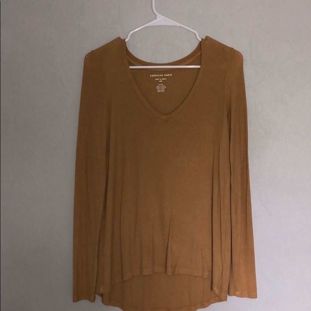 Make an offer! AE yellow/orange ribbed long sleeve